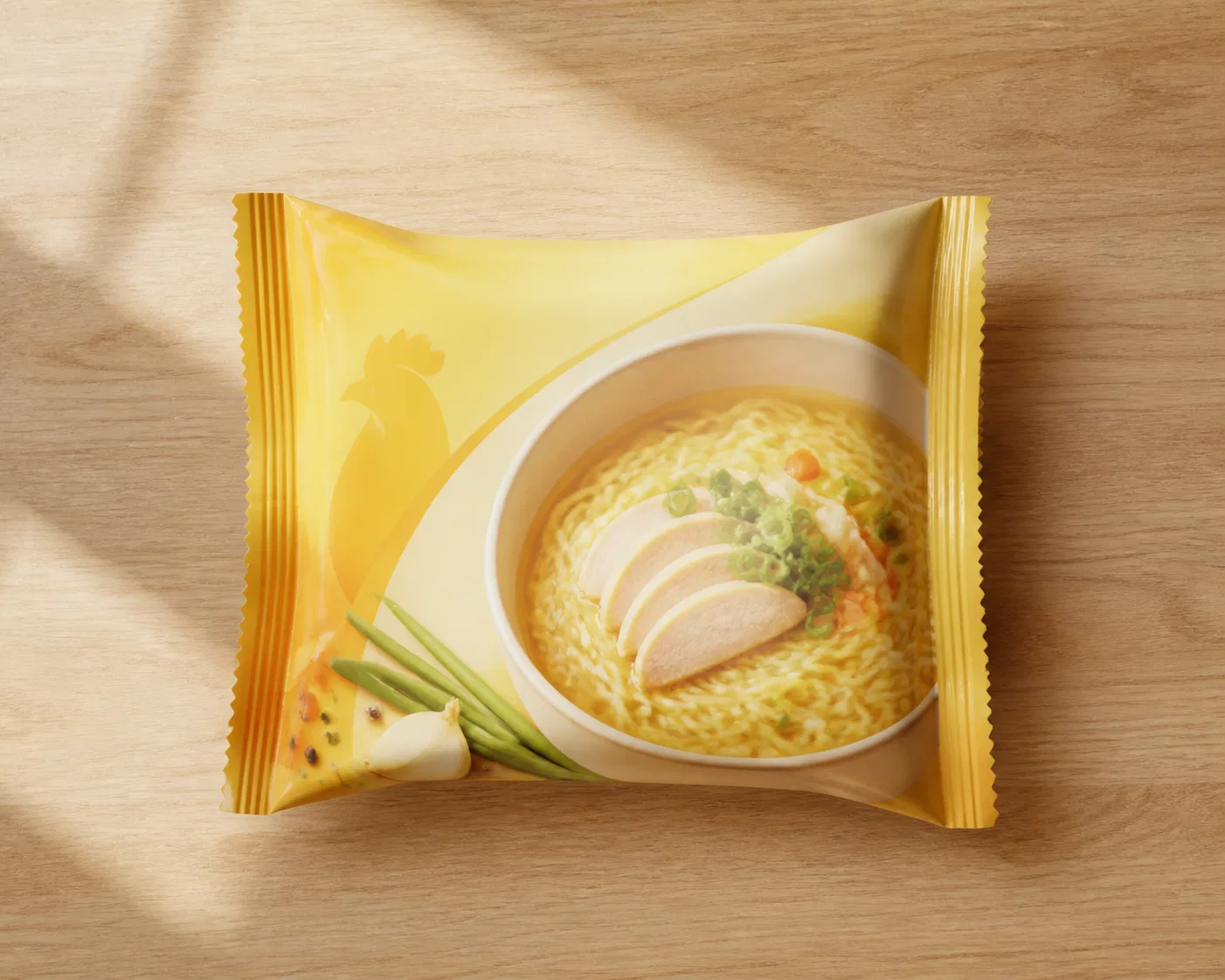 담백한 치킨 라면 패키지